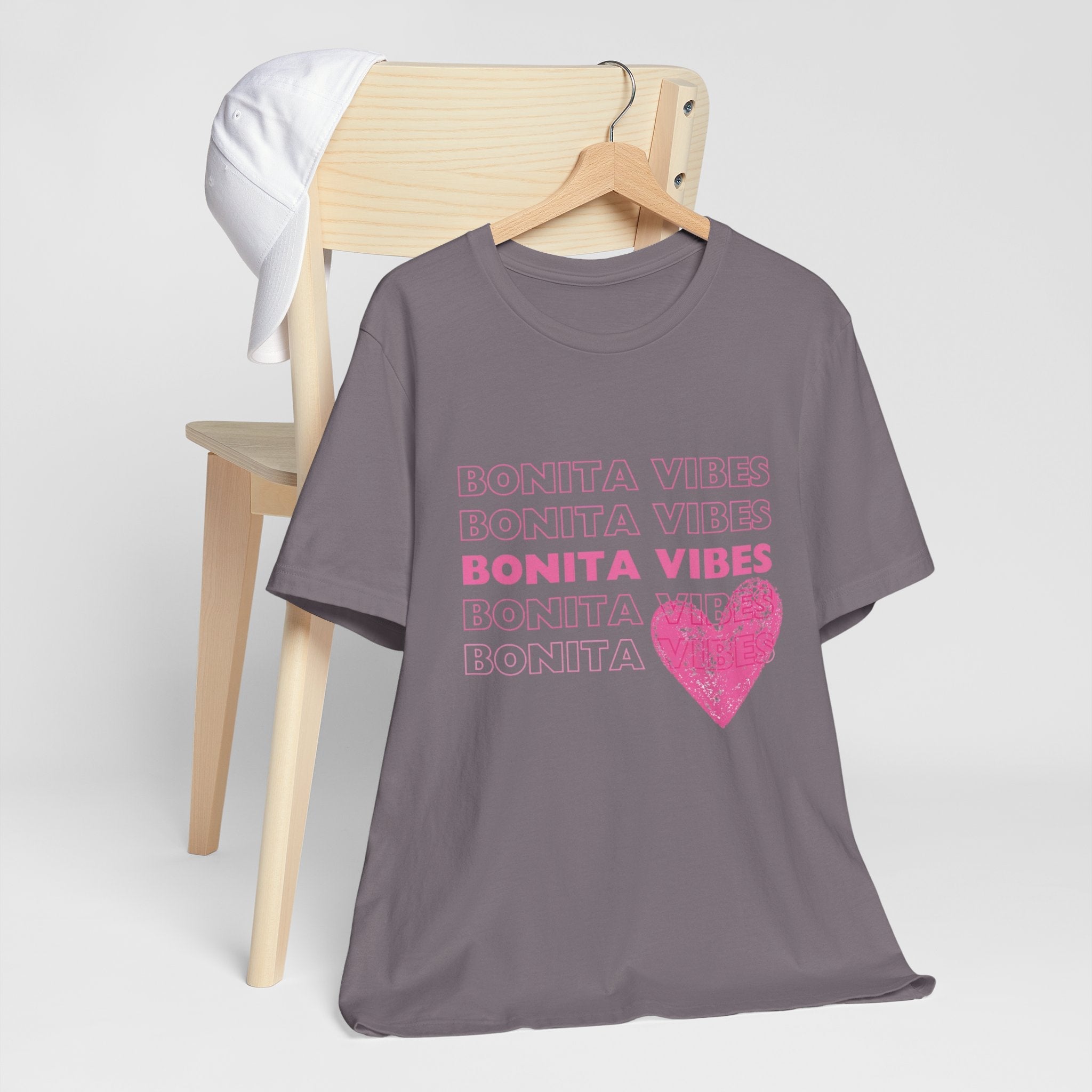 Bonita Vibes - SweetHearted Vibes Short Sleeve Stylish Tee - My Bonita Vibes