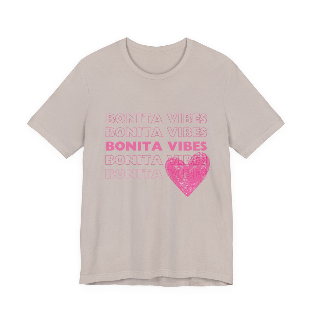 Bonita Vibes - SweetHearted Vibes Short Sleeve Stylish Tee - My Bonita Vibes