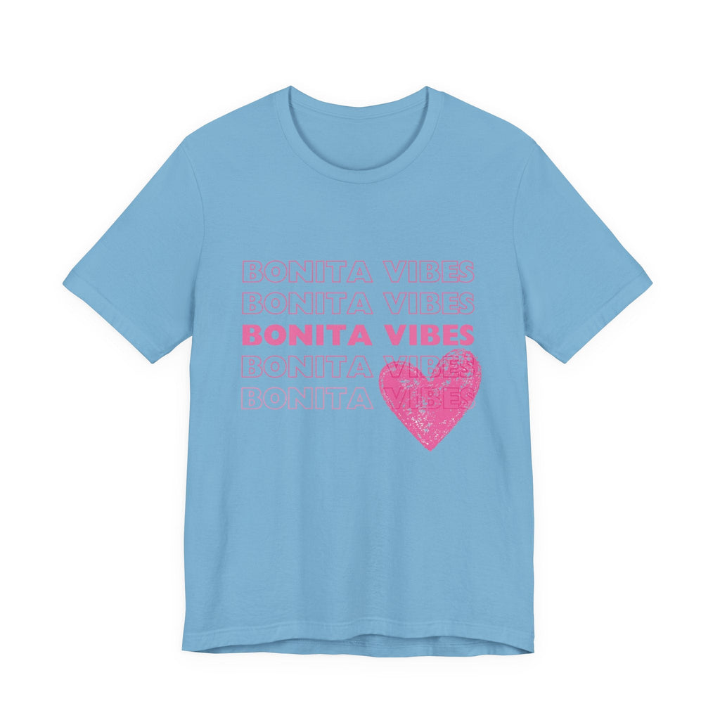 Bonita Vibes - SweetHearted Vibes Short Sleeve Stylish Tee - My Bonita Vibes