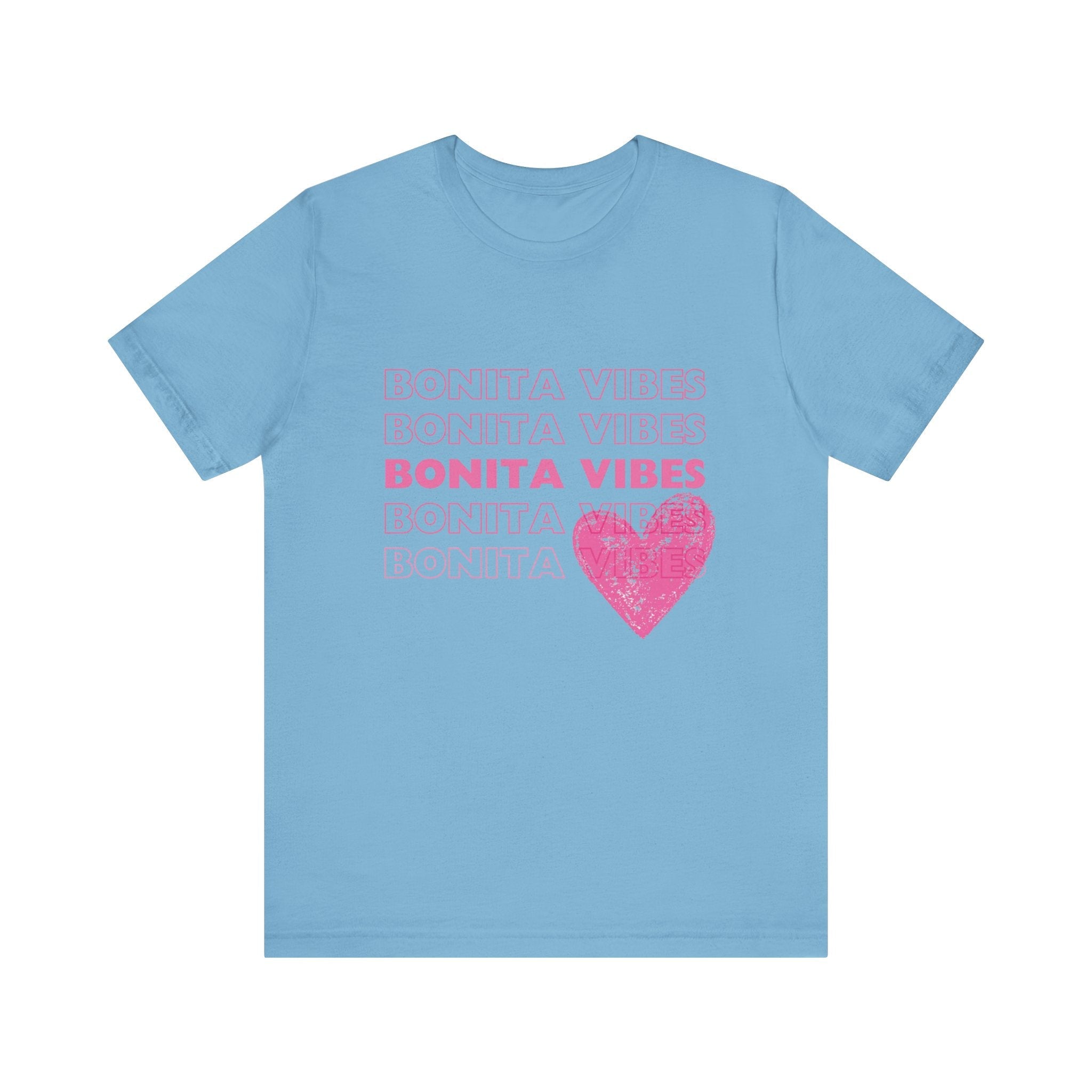 Bonita Vibes - SweetHearted Vibes Short Sleeve Stylish Tee - My Bonita Vibes