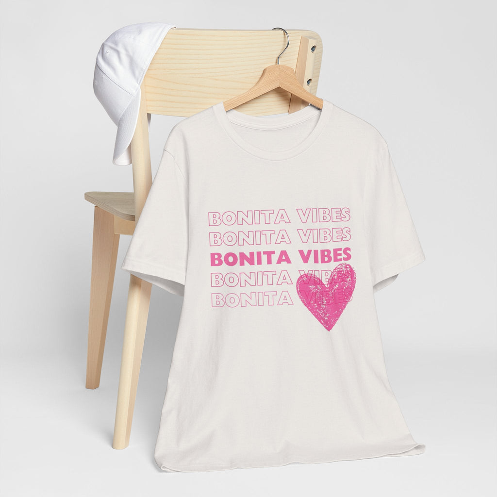 Bonita Vibes - SweetHearted Vibes Short Sleeve Stylish Tee - My Bonita Vibes