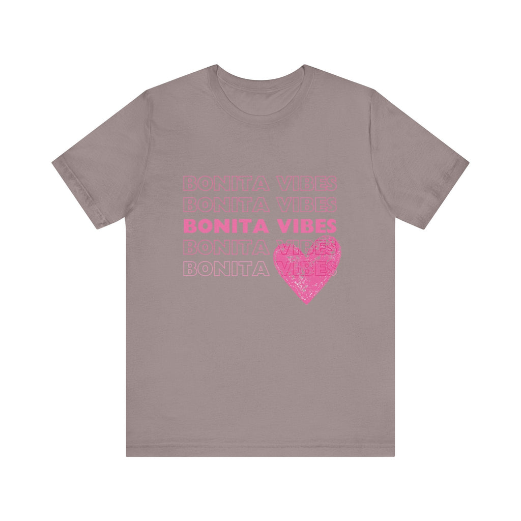 Bonita Vibes - SweetHearted Vibes Short Sleeve Stylish Tee - My Bonita Vibes