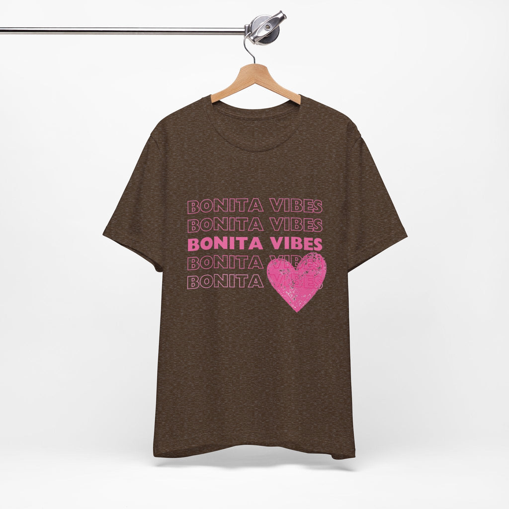 Bonita Vibes - SweetHearted Vibes Short Sleeve Stylish Tee - My Bonita Vibes