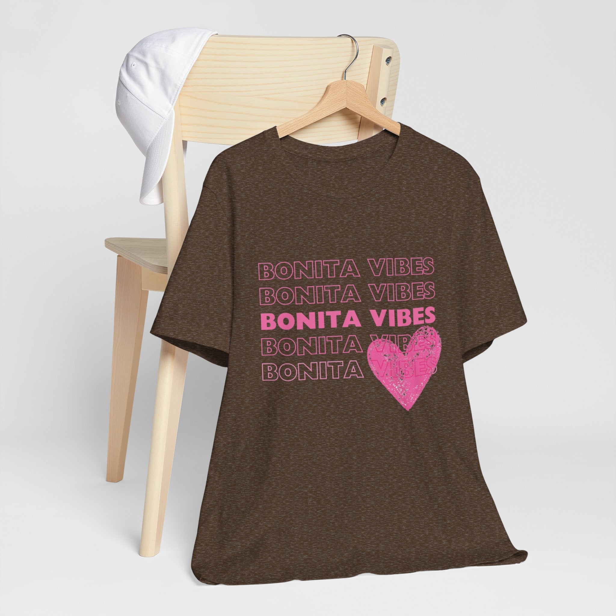 Bonita Vibes - SweetHearted Vibes Short Sleeve Stylish Tee - My Bonita Vibes