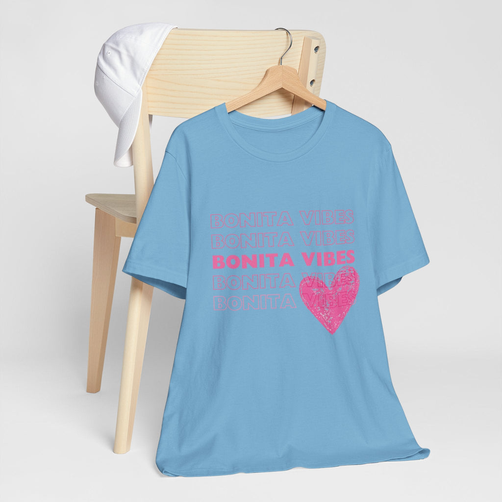 Bonita Vibes - SweetHearted Vibes Short Sleeve Stylish Tee - My Bonita Vibes