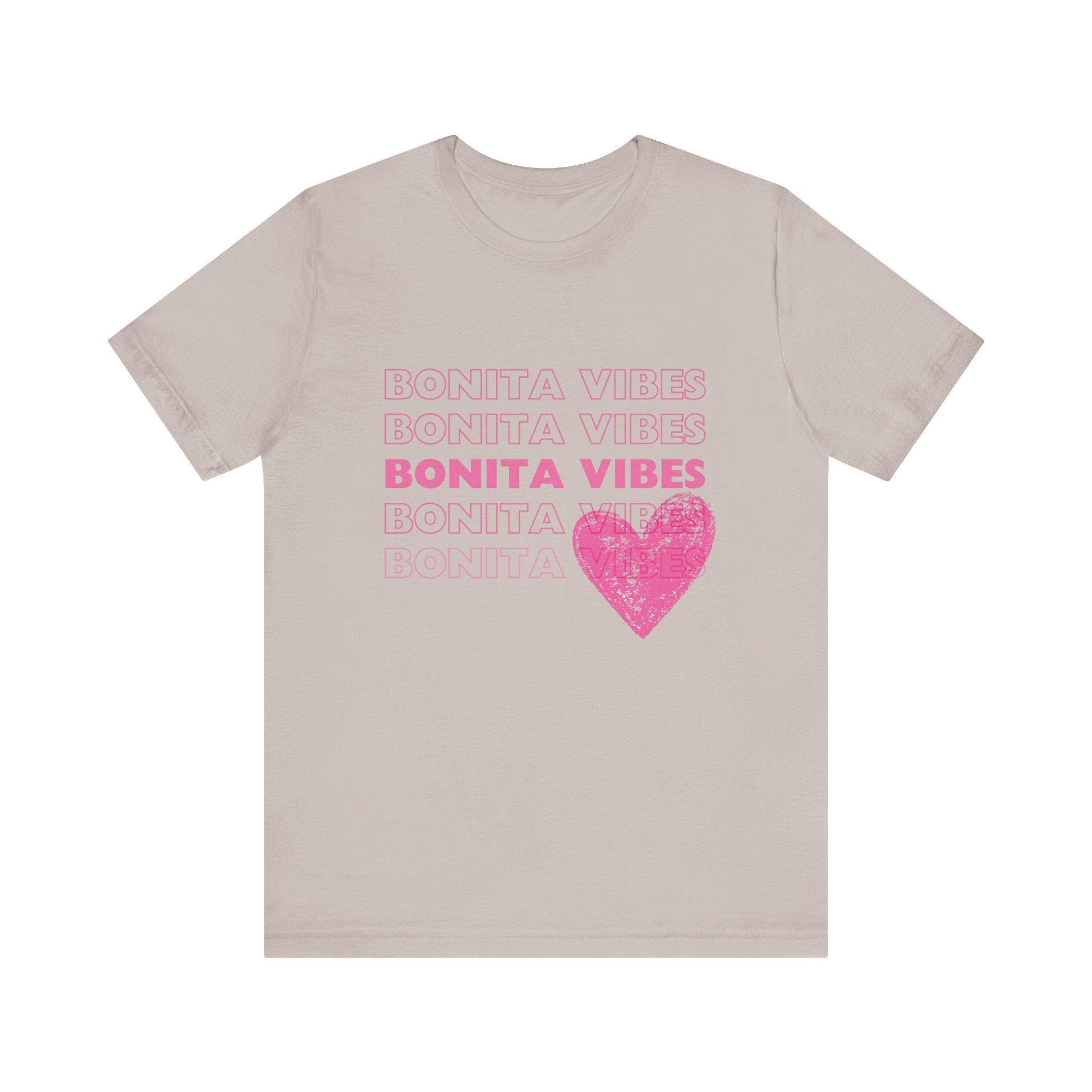 Bonita Vibes - SweetHearted Vibes Short Sleeve Stylish Tee - My Bonita Vibes