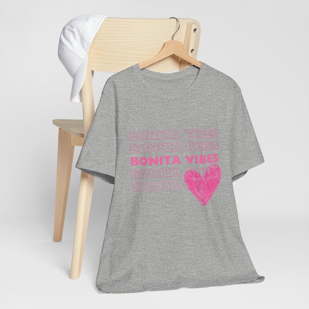 Bonita Vibes - SweetHearted Vibes Short Sleeve Stylish Tee - My Bonita Vibes