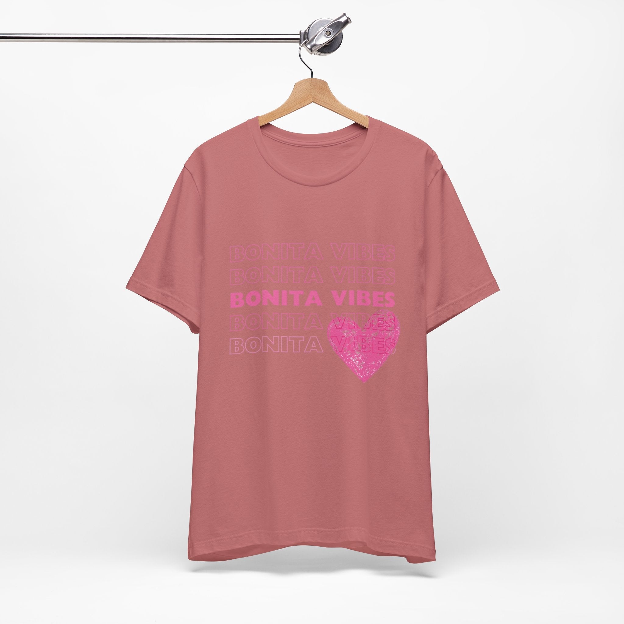 Bonita Vibes - SweetHearted Vibes Short Sleeve Stylish Tee - My Bonita Vibes