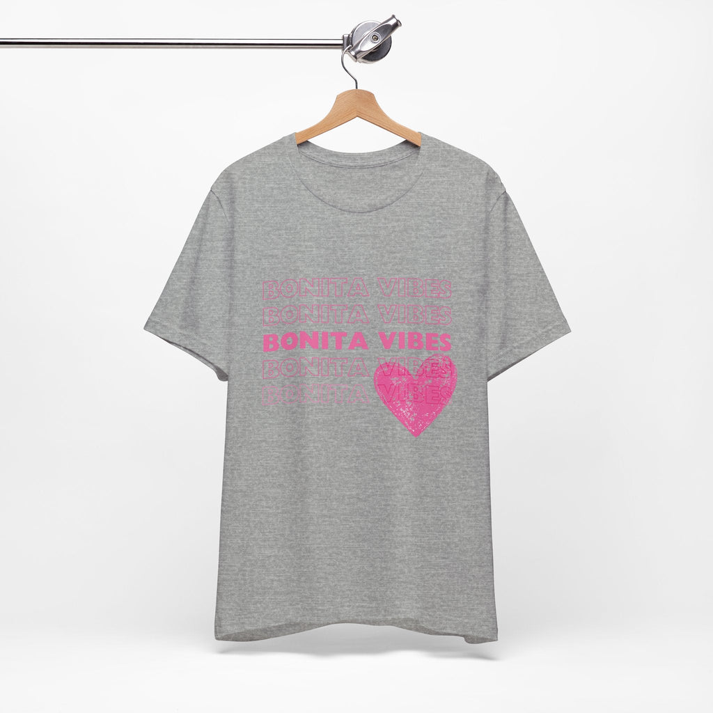 Bonita Vibes - SweetHearted Vibes Short Sleeve Stylish Tee - My Bonita Vibes