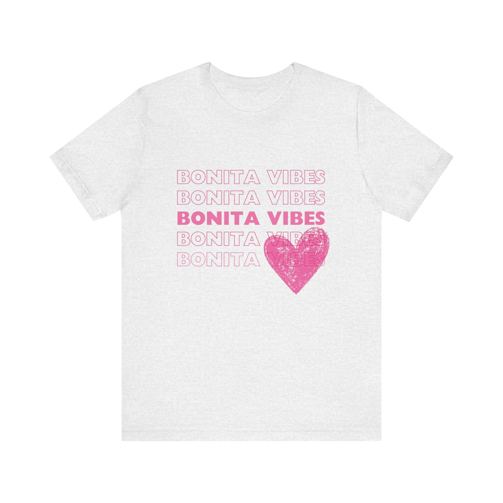 Bonita Vibes - SweetHearted Vibes Short Sleeve Stylish Tee - My Bonita Vibes