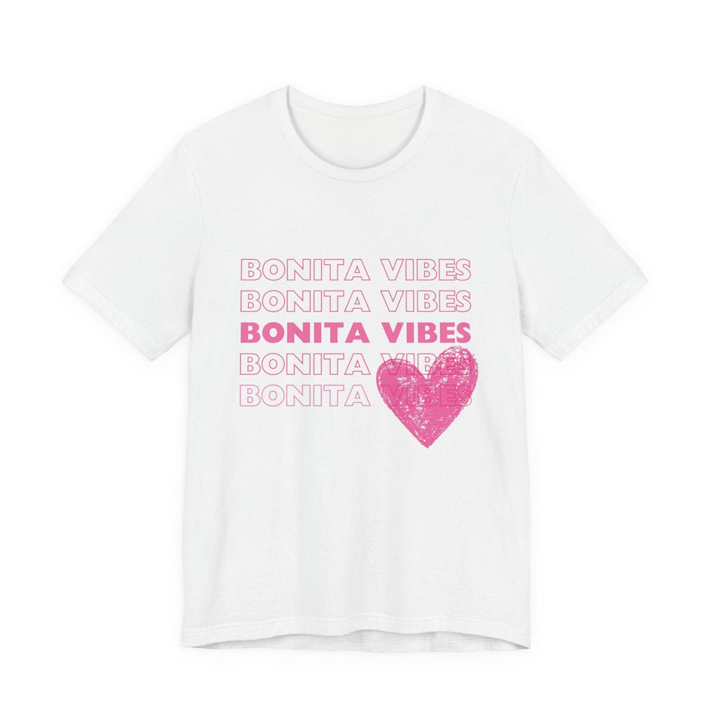 Bonita Vibes - SweetHearted Vibes Short Sleeve Stylish Tee - My Bonita Vibes