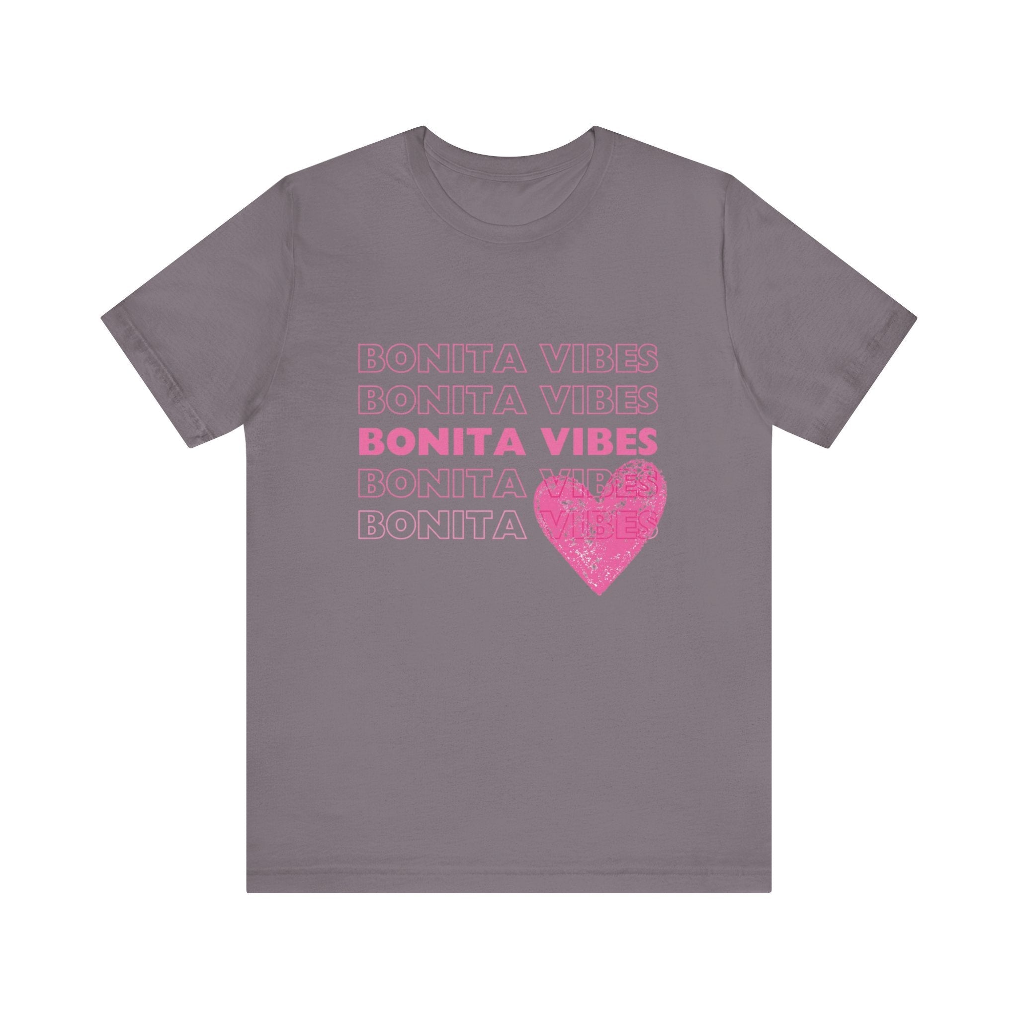 Bonita Vibes - SweetHearted Vibes Short Sleeve Stylish Tee - My Bonita Vibes
