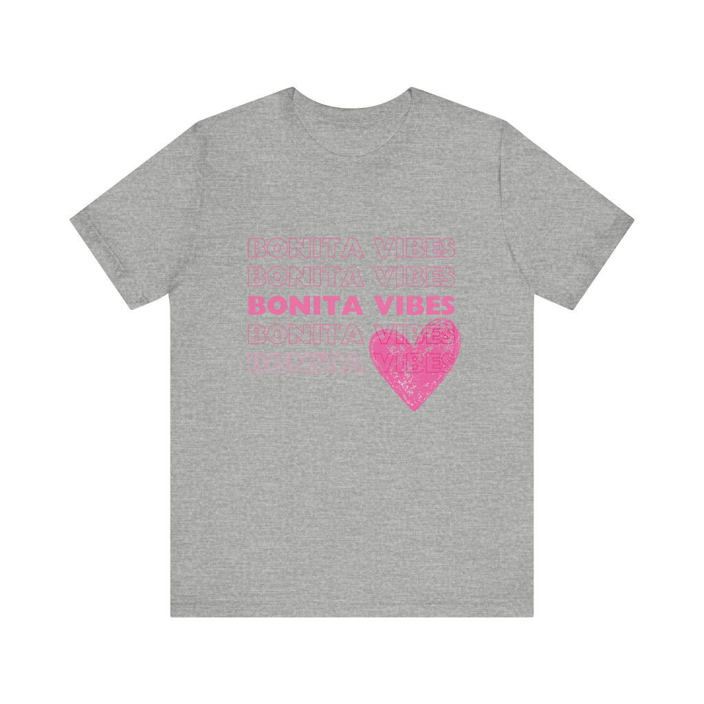Bonita Vibes - SweetHearted Vibes Short Sleeve Stylish Tee - My Bonita Vibes