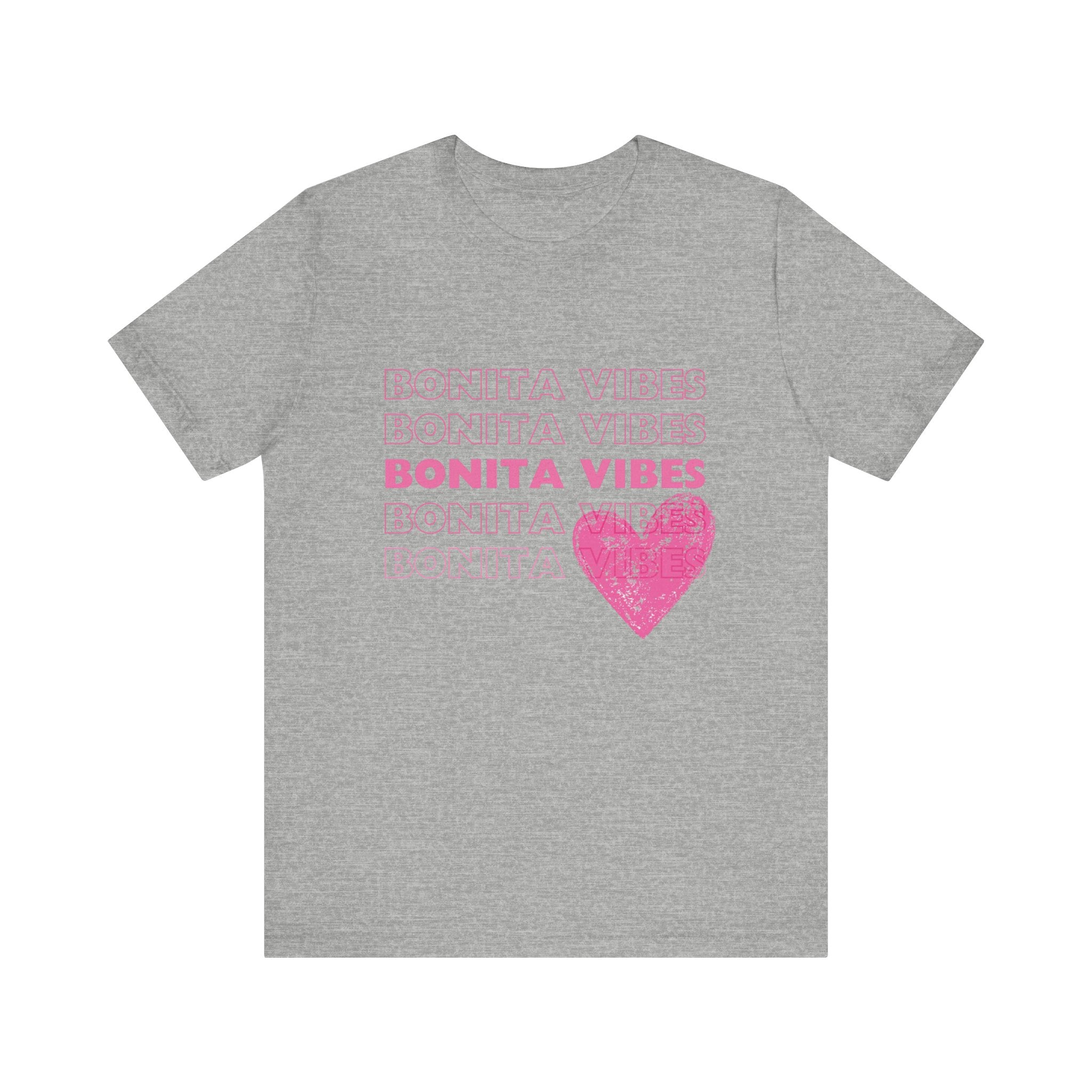 Bonita Vibes - SweetHearted Vibes Short Sleeve Stylish Tee - My Bonita Vibes