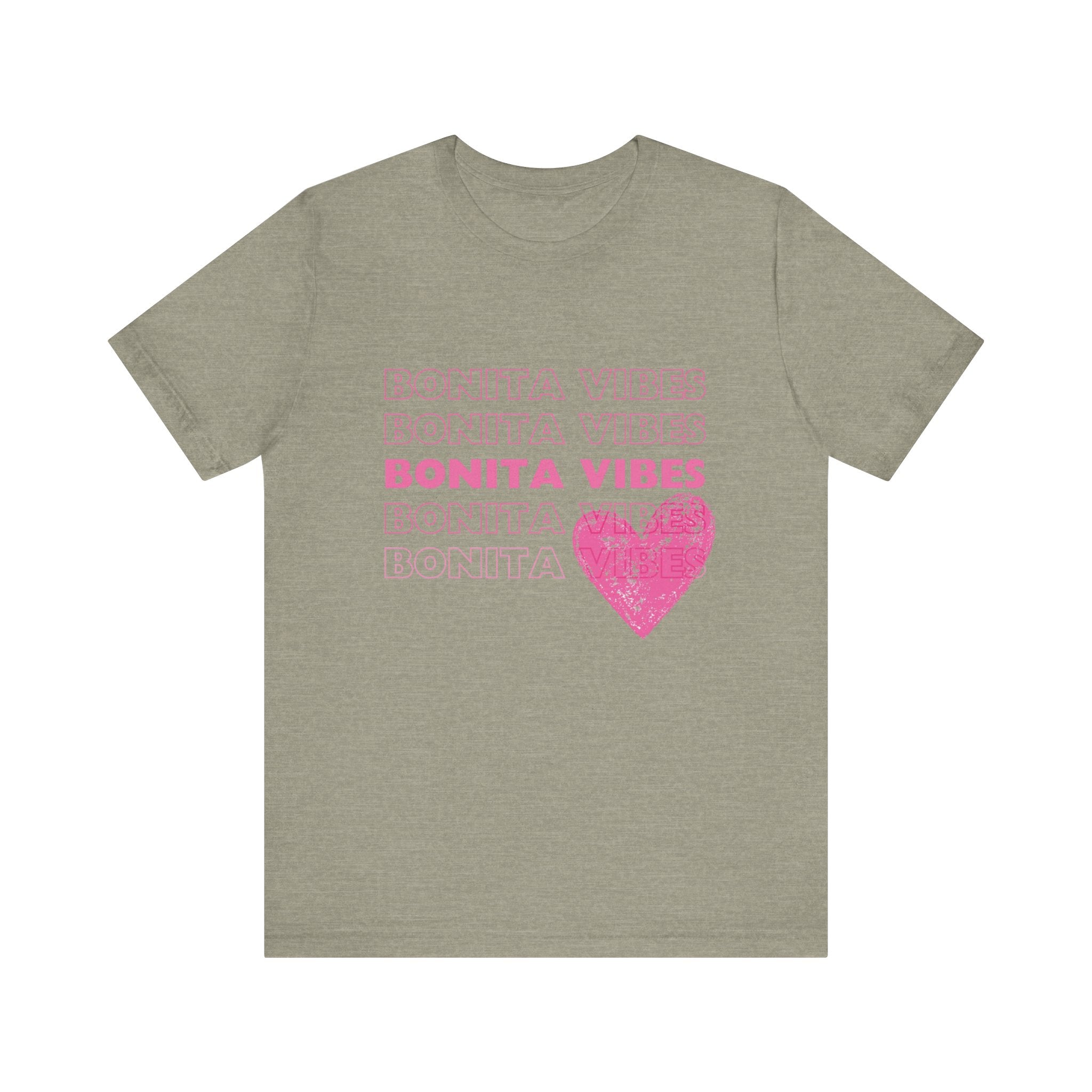 Bonita Vibes - SweetHearted Vibes Short Sleeve Stylish Tee - My Bonita Vibes