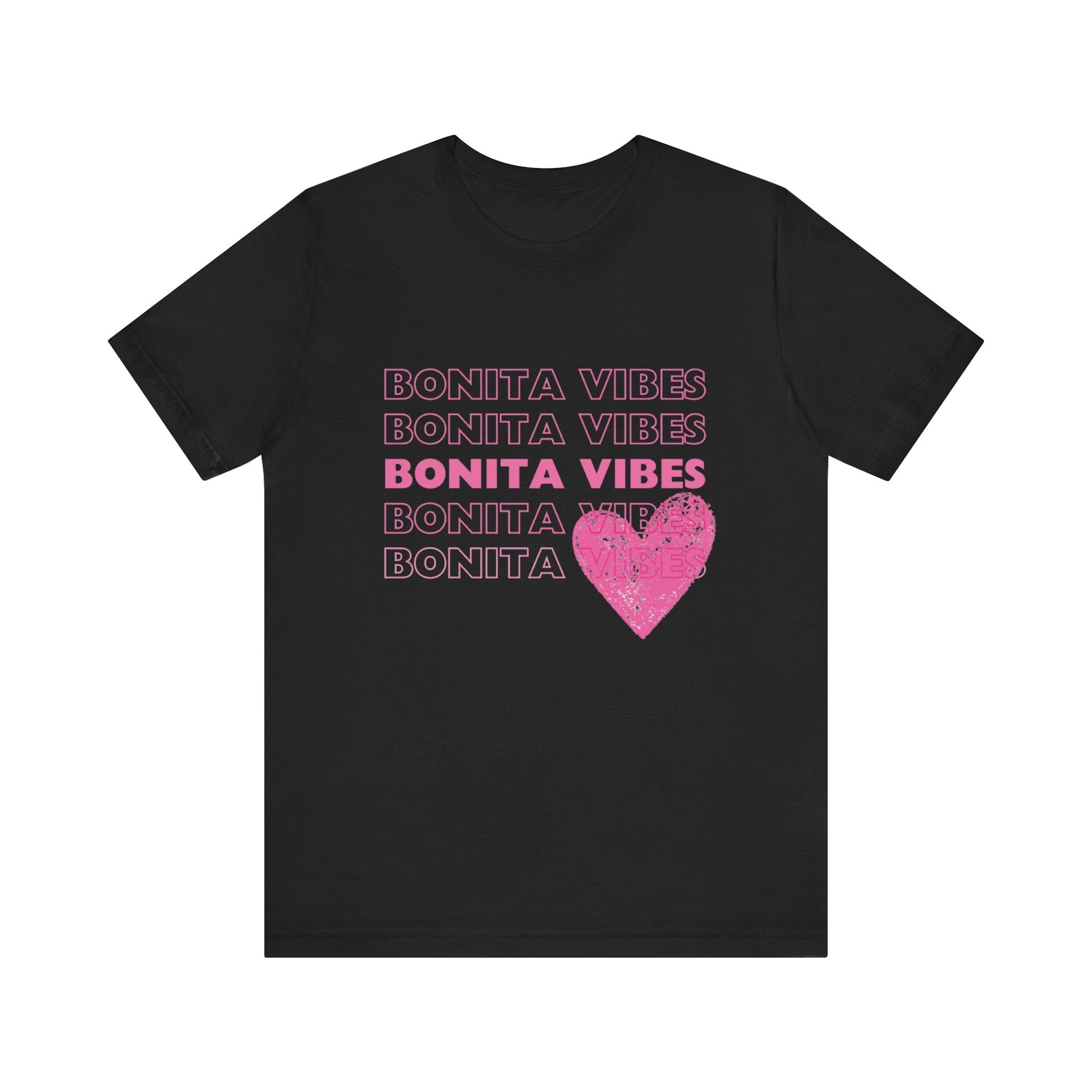 Bonita Vibes - SweetHearted Vibes Short Sleeve Stylish Tee - My Bonita Vibes