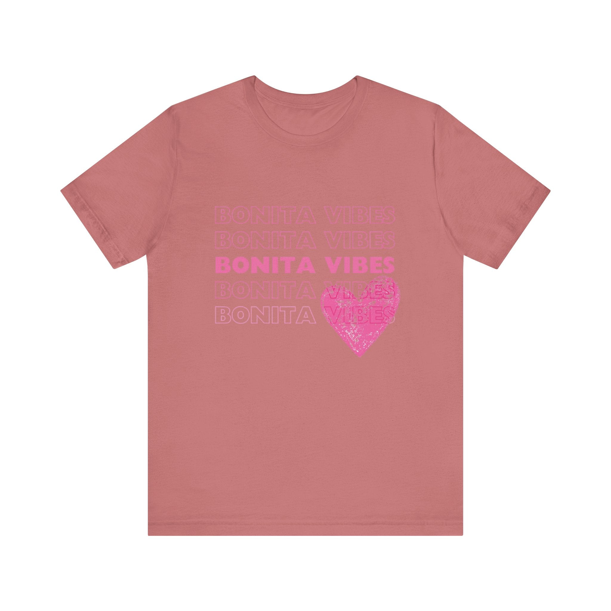 Bonita Vibes - SweetHearted Vibes Short Sleeve Stylish Tee - My Bonita Vibes