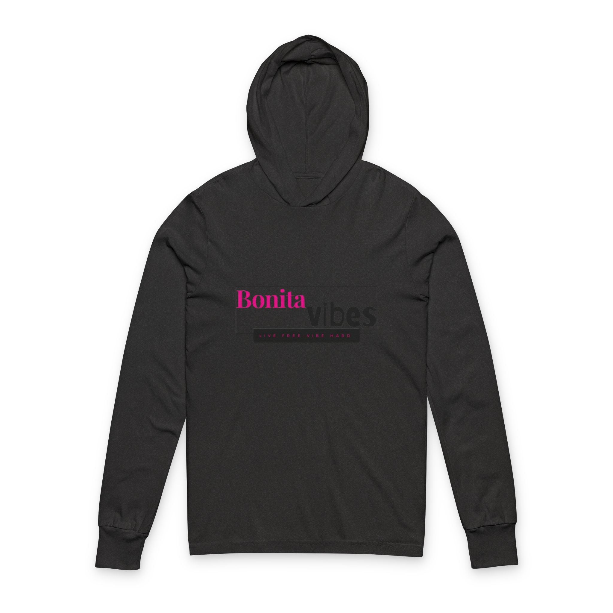 Bonita Vibes: VIBES UNLEASHED Hoodie | Stylish Long Sleeve Tee, Casual Wear, Beach Cover - Up, Gift, Everyday Comfort - My Bonita Vibes