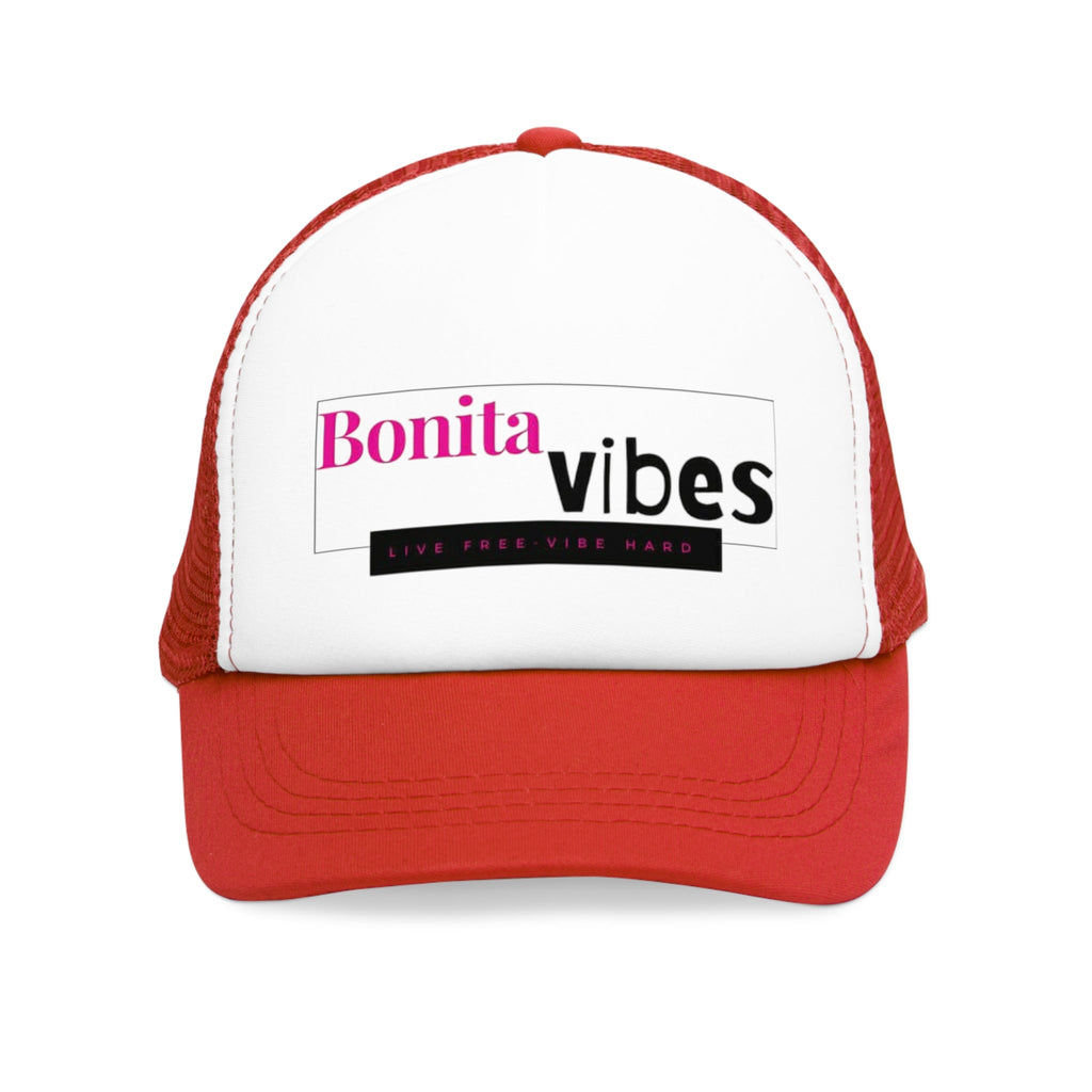 Bonita Vibes: VIBES UNLEASHED Mesh Cap - Trendy Snapback Hat, Perfect for Summer Festivals, Casual Outfits, Outdoor Activities, and Gift for Friends - My Bonita Vibes