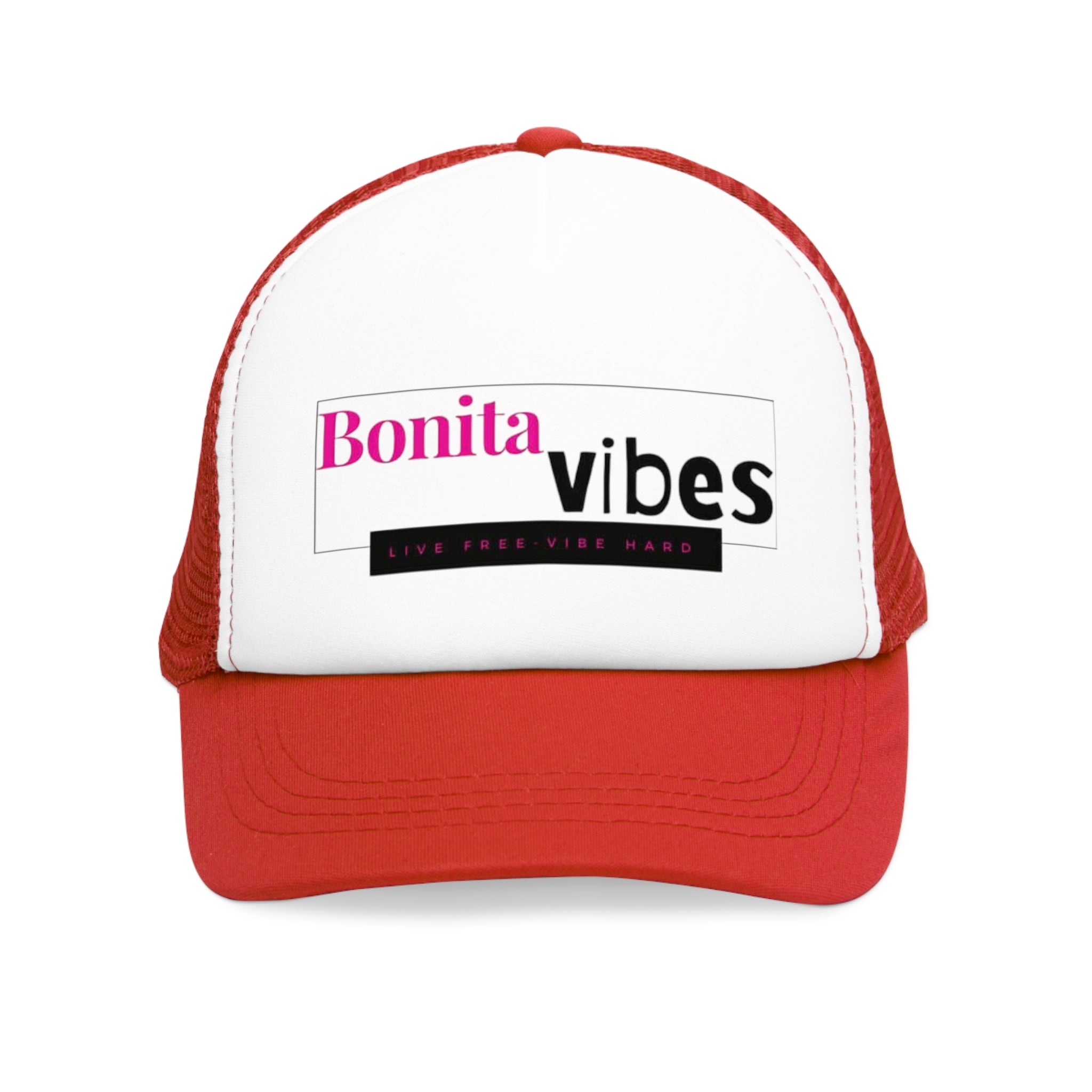 Bonita Vibes: VIBES UNLEASHED Mesh Cap - Trendy Snapback Hat, Perfect for Summer Festivals, Casual Outfits, Outdoor Activities, and Gift for Friends - My Bonita Vibes