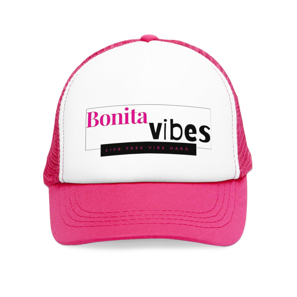 Bonita Vibes: VIBES UNLEASHED Mesh Cap - Trendy Snapback Hat, Perfect for Summer Festivals, Casual Outfits, Outdoor Activities, and Gift for Friends - My Bonita Vibes