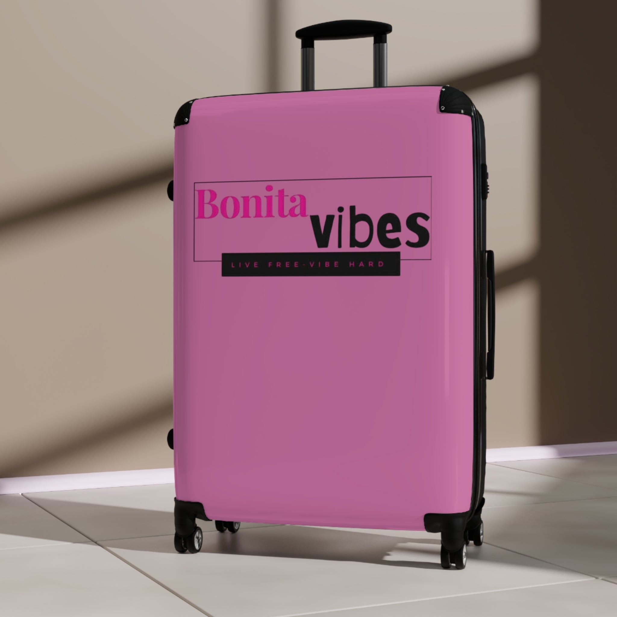 Bonita Vibes: VIBES UNLEASHED Pink Travel Luggage - My Bonita Vibes