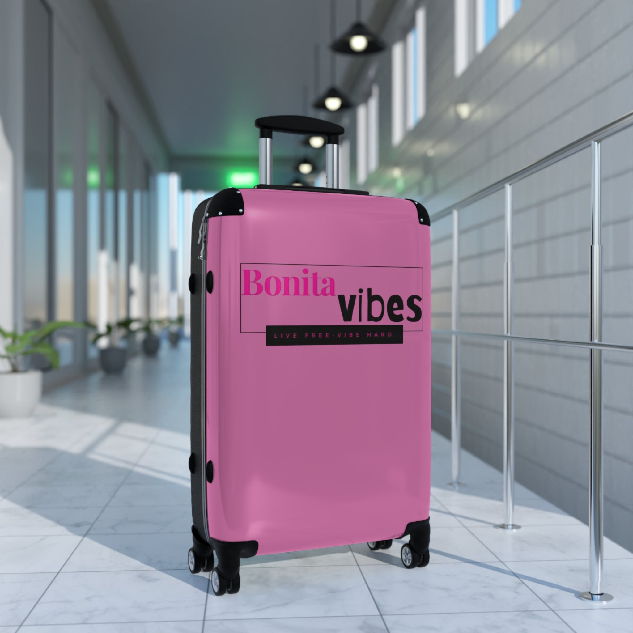 Bonita Vibes: VIBES UNLEASHED Pink Travel Luggage - My Bonita Vibes