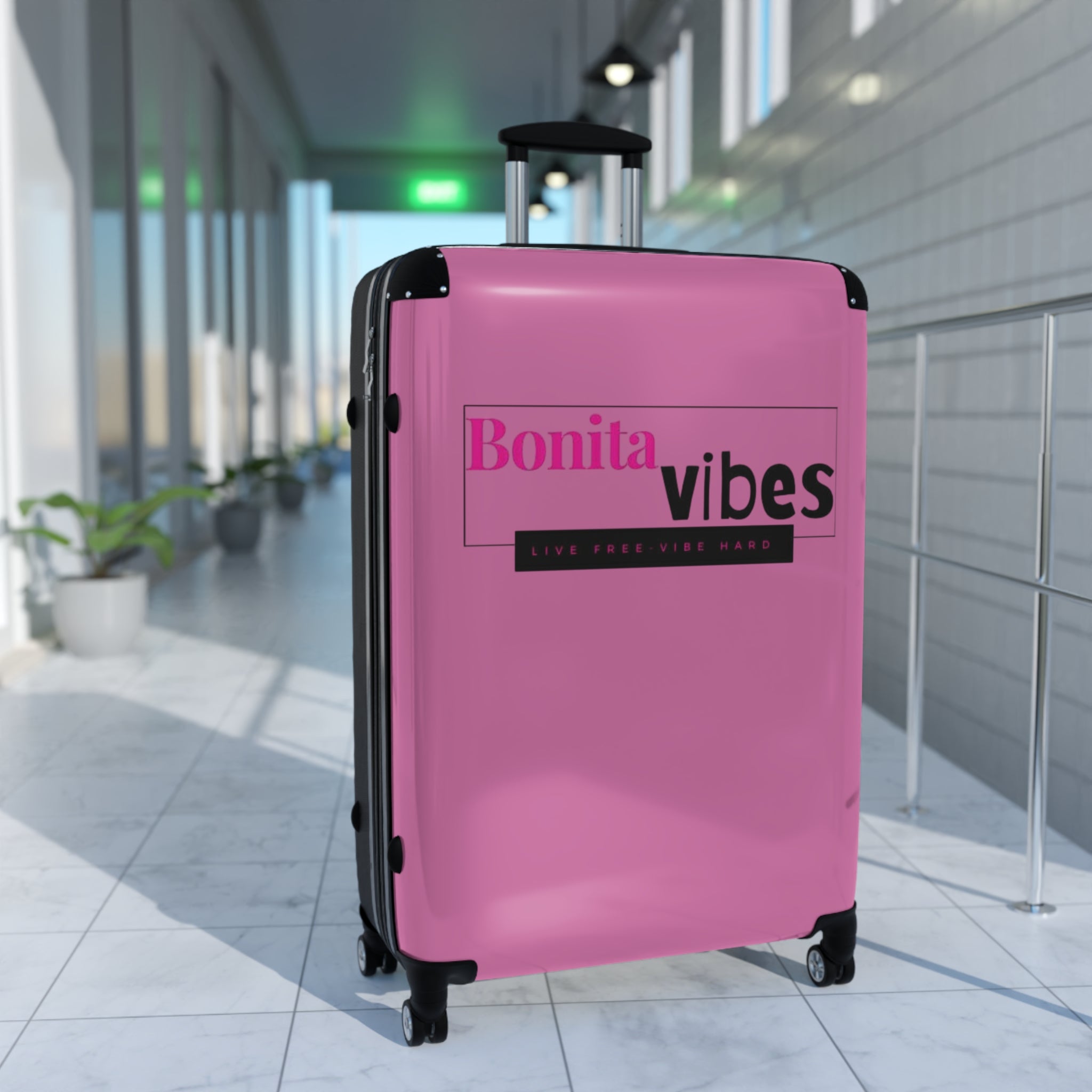 Bonita Vibes: VIBES UNLEASHED Pink Travel Luggage - My Bonita Vibes