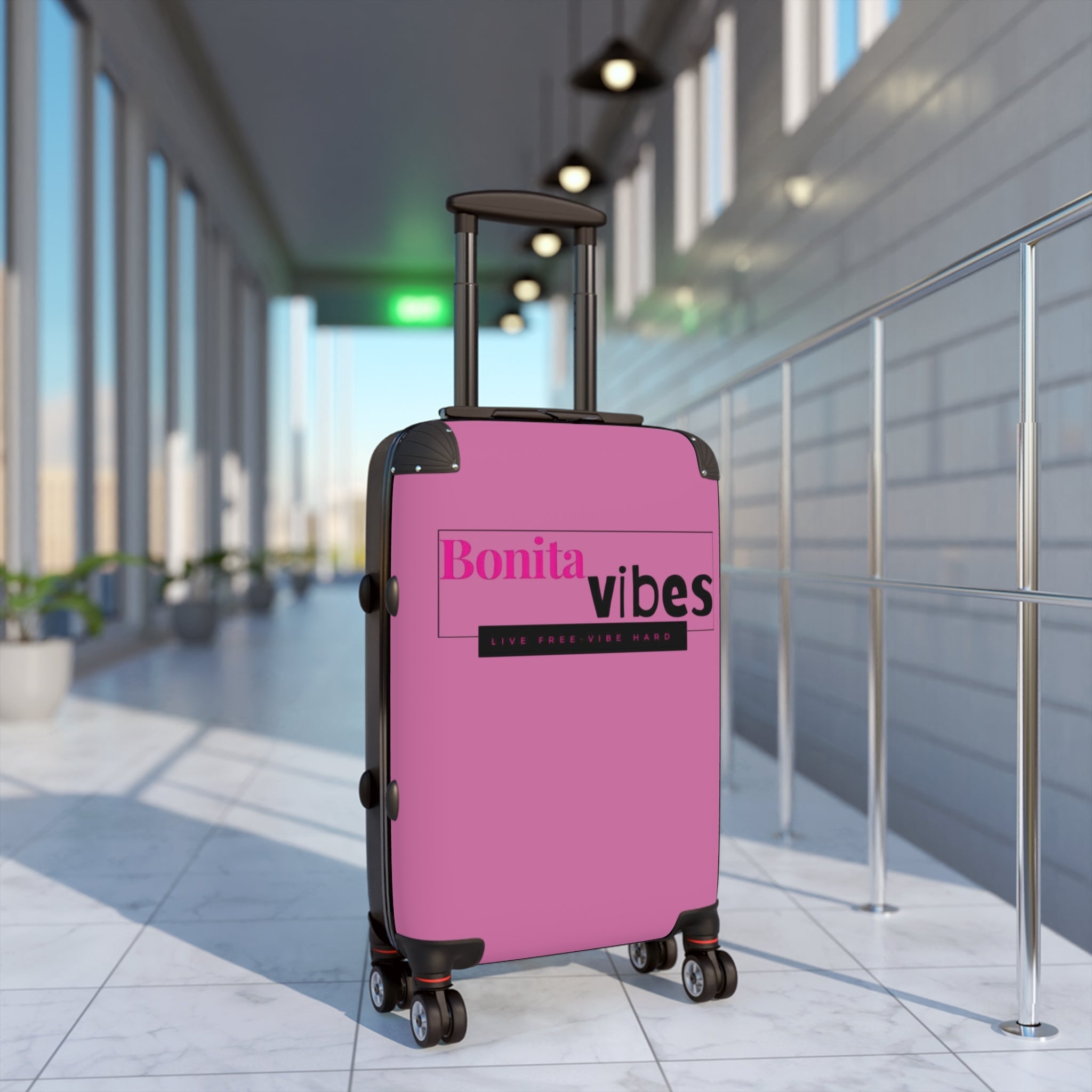 Bonita Vibes: VIBES UNLEASHED Pink Travel Luggage - My Bonita Vibes