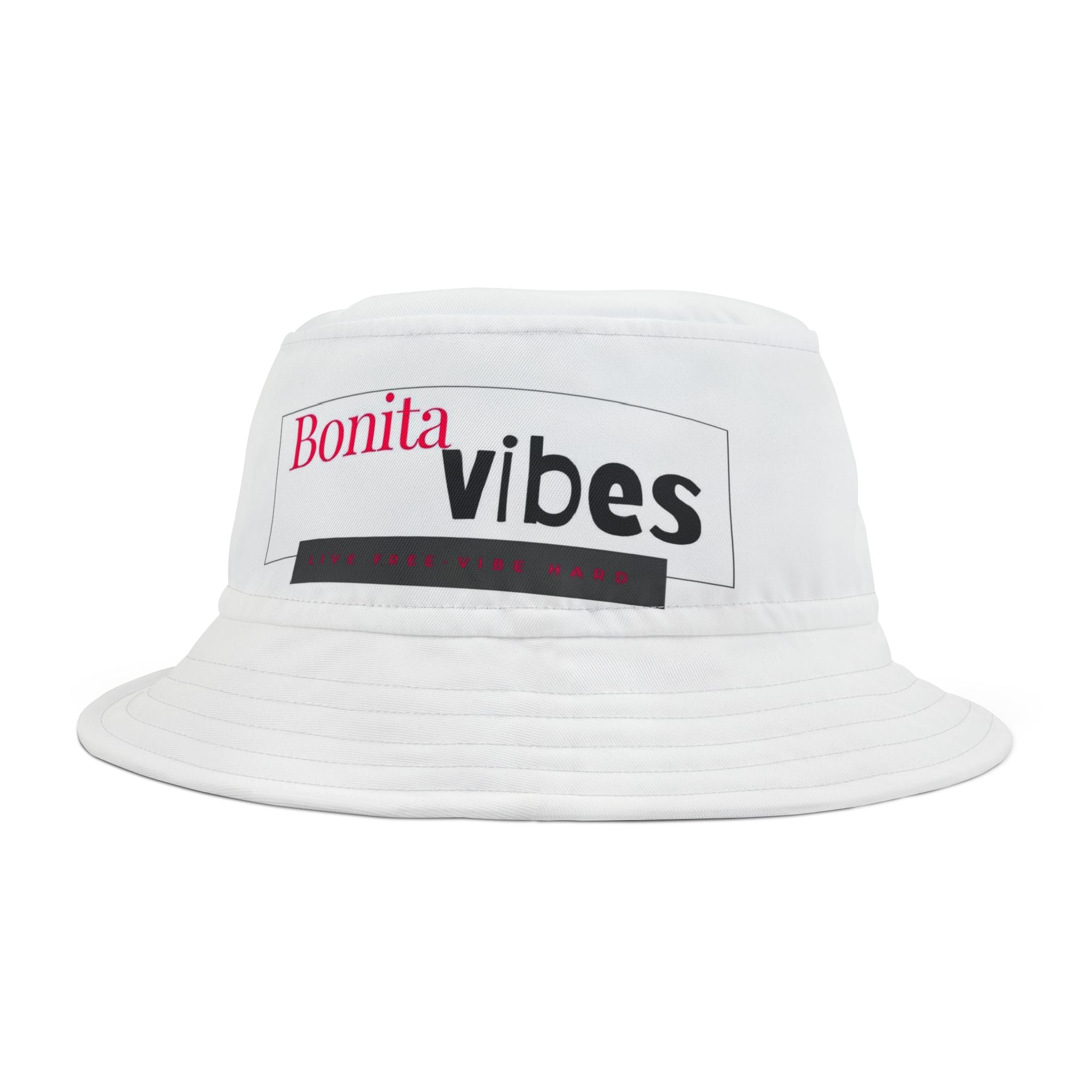 Bonita Vibes: Vibes Unleashed Stylish Bucket Hat, Casual Fashion Hat, Summer Accessory, Beachwear, Personalized Gift - My Bonita Vibes