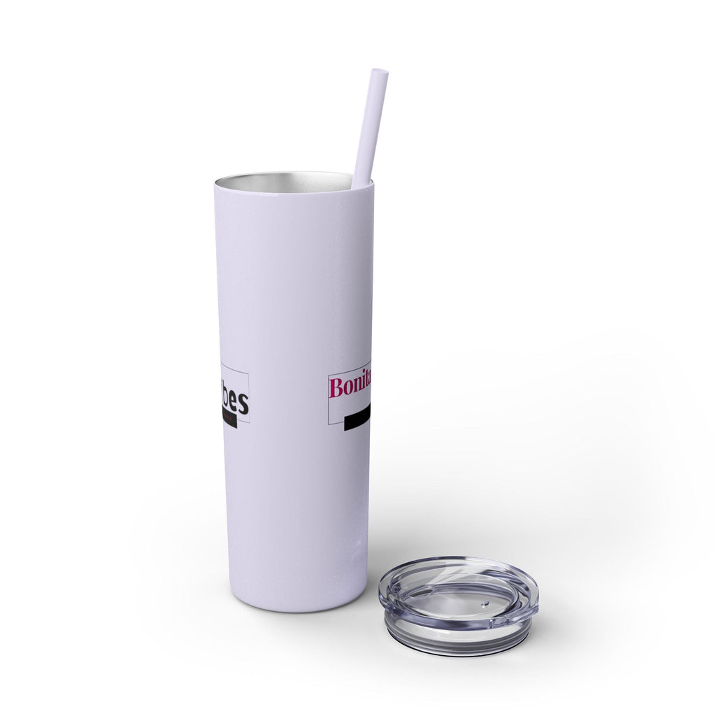 Bonita Vibes: VIBES UNLEASHED Stylish Skinny Tumbler, Perfect for Daily Hydration, Gifts, Home Office, Travel Mug, Summer Fun, Eco - Friendly Drinkware - My Bonita Vibes
