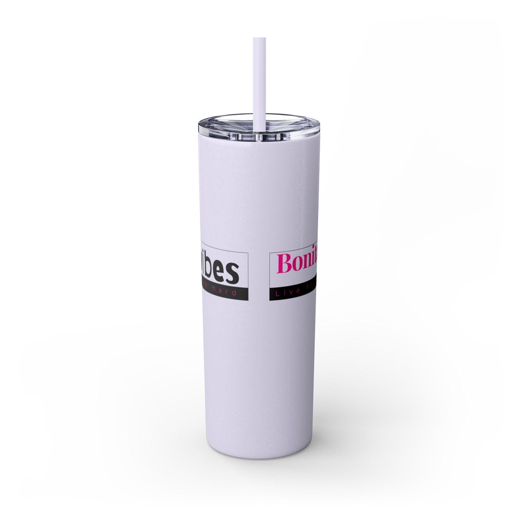 Bonita Vibes: VIBES UNLEASHED Stylish Skinny Tumbler, Perfect for Daily Hydration, Gifts, Home Office, Travel Mug, Summer Fun, Eco - Friendly Drinkware - My Bonita Vibes