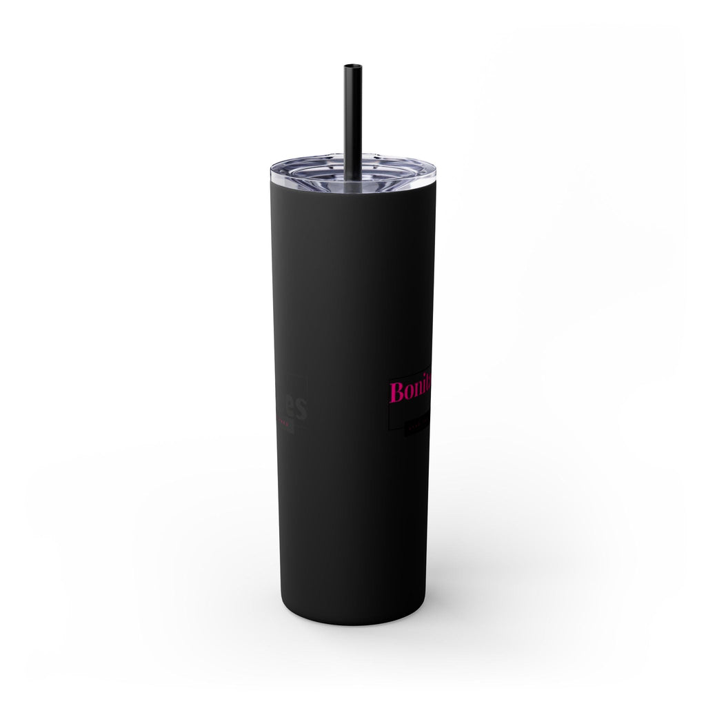 Bonita Vibes: VIBES UNLEASHED Stylish Skinny Tumbler, Perfect for Daily Hydration, Gifts, Home Office, Travel Mug