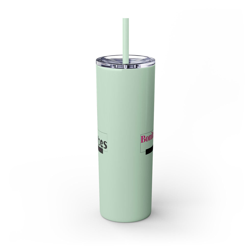Bonita Vibes: VIBES UNLEASHED Stylish Skinny Tumbler, Perfect for Daily Hydration, Gifts, Home Office, Travel Mug, Summer Fun, Eco - Friendly Drinkware - My Bonita Vibes