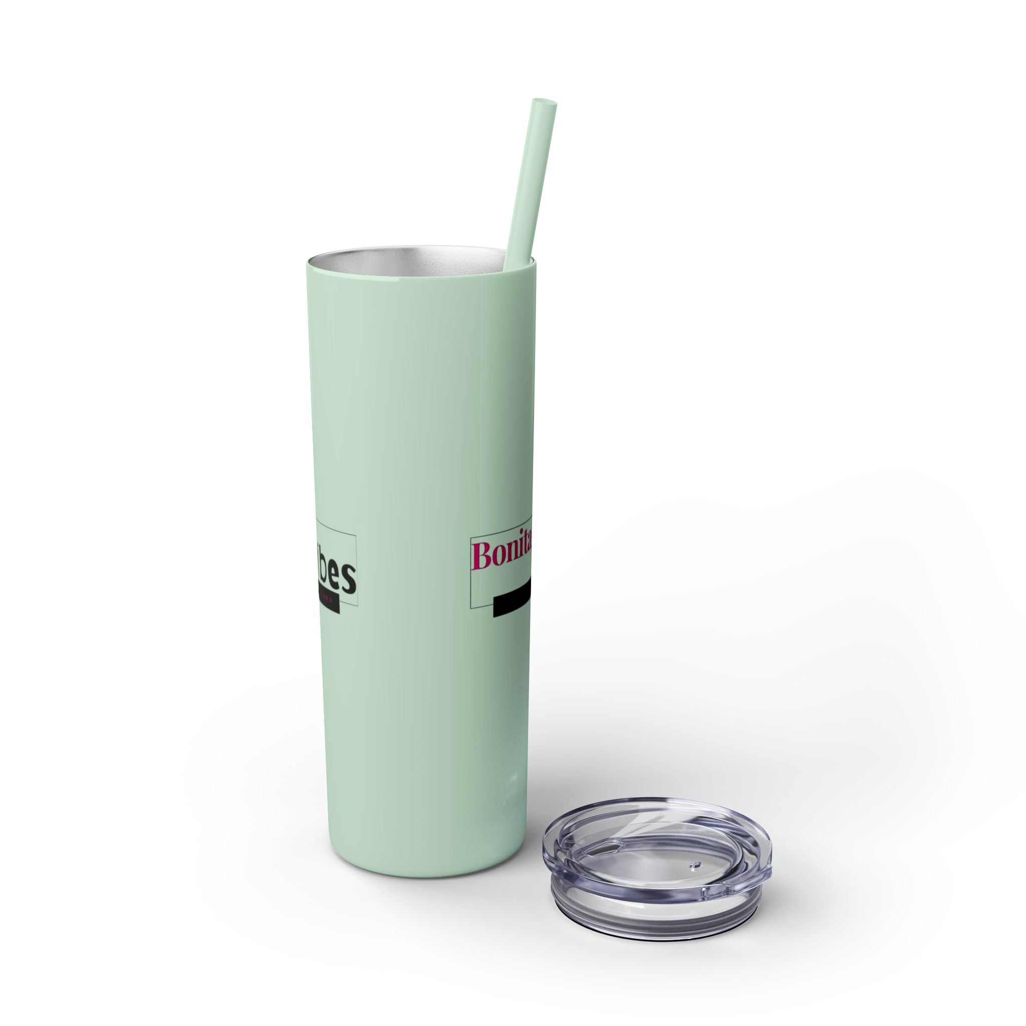 Bonita Vibes: VIBES UNLEASHED Stylish Skinny Tumbler, Perfect for Daily Hydration, Gifts, Home Office, Travel Mug, Summer Fun, Eco - Friendly Drinkware - My Bonita Vibes