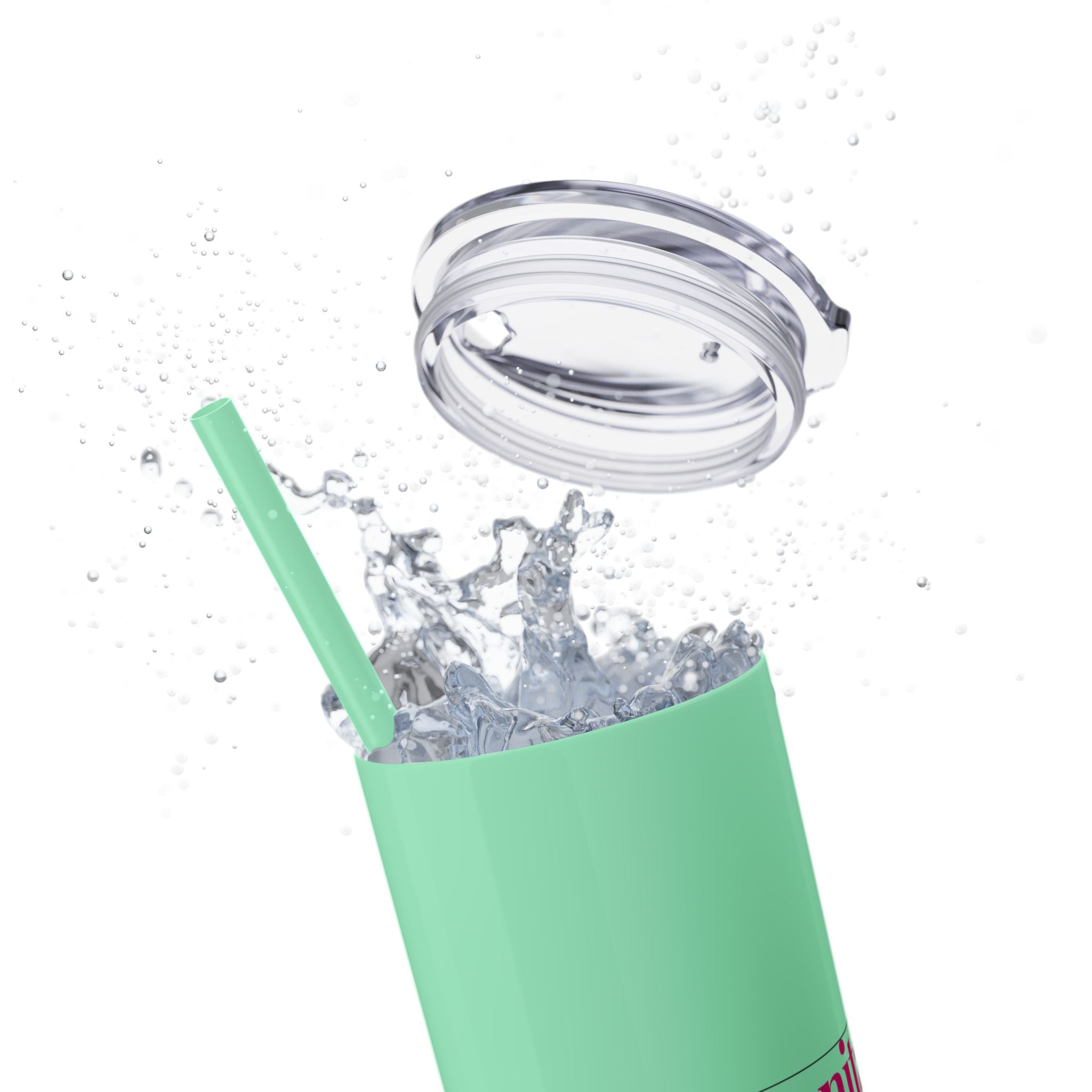 Bonita Vibes: VIBES UNLEASHED Stylish Skinny Tumbler, Perfect for Daily Hydration, Gifts, Home Office, Travel Mug, Summer Fun, Eco - Friendly Drinkware - My Bonita Vibes