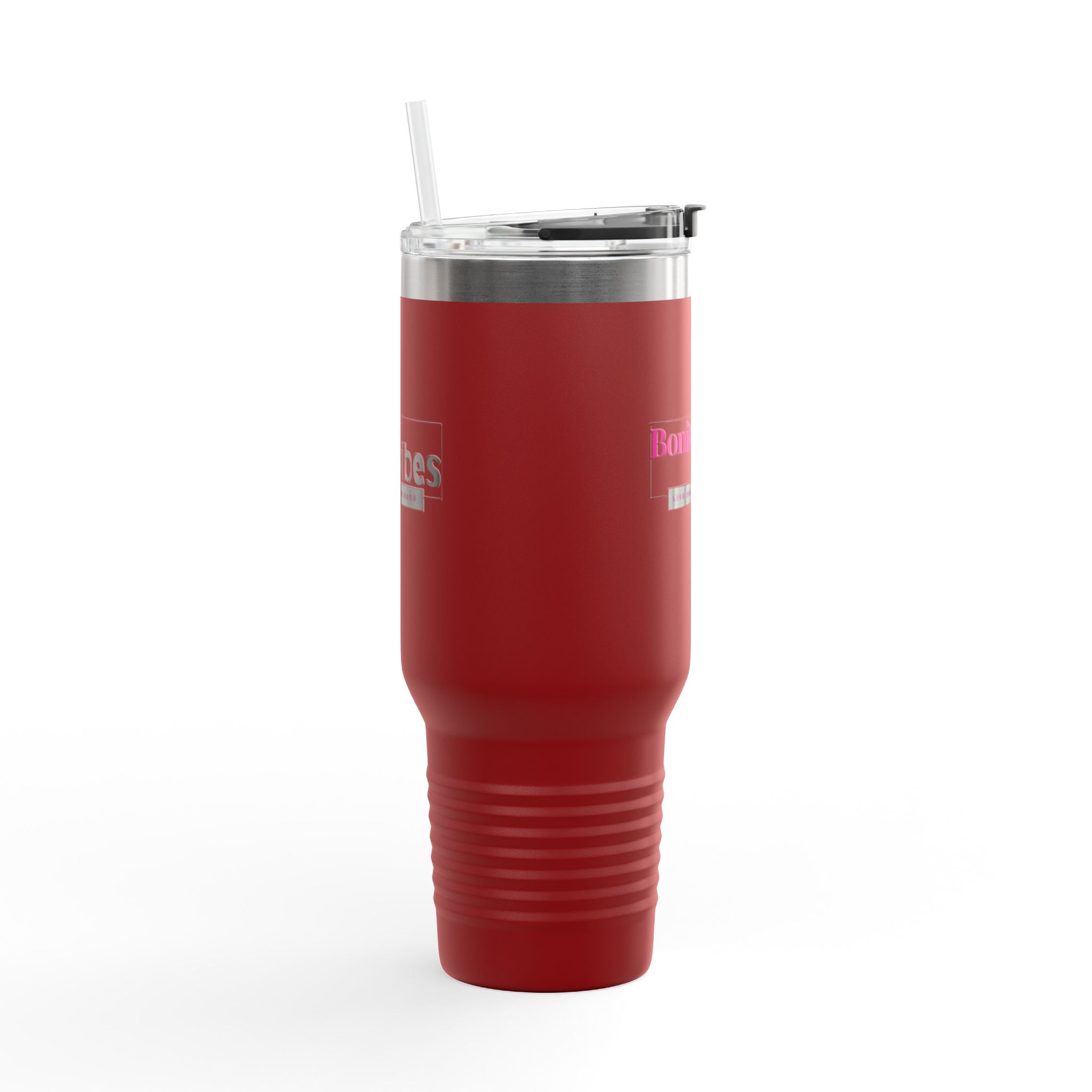 Bonita Vibes: VIBES UNLEASHED Stylish Travel Mug, 40oz - Perfect for Coffee Lovers, Gift for Her, Summer Picnics, On - the - Go Hydration - My Bonita Vibes