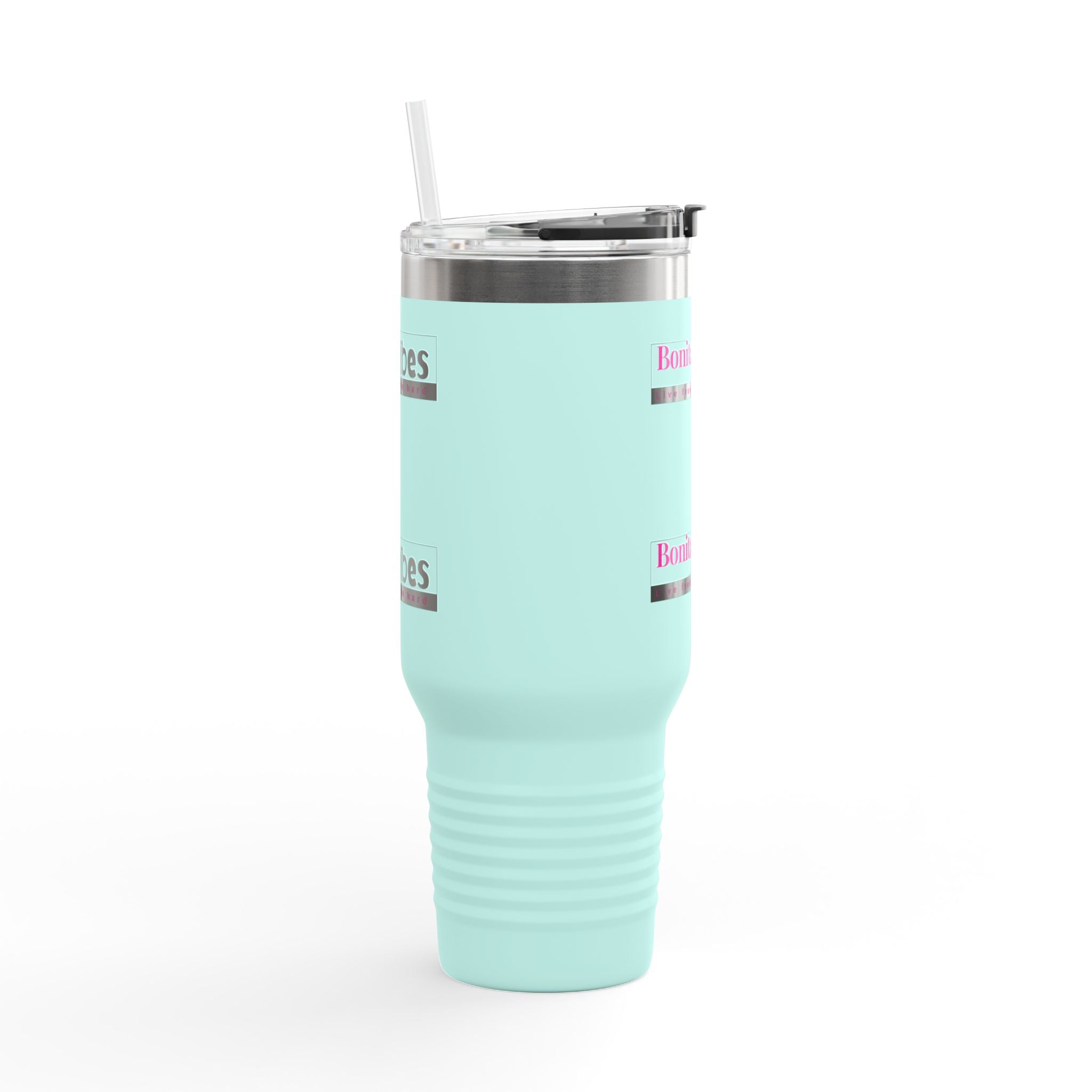 Bonita Vibes: VIBES UNLEASHED Stylish Travel Mug, 40oz - Perfect for Coffee Lovers, Gift for Her, Summer Picnics, On - the - Go Hydration - My Bonita Vibes