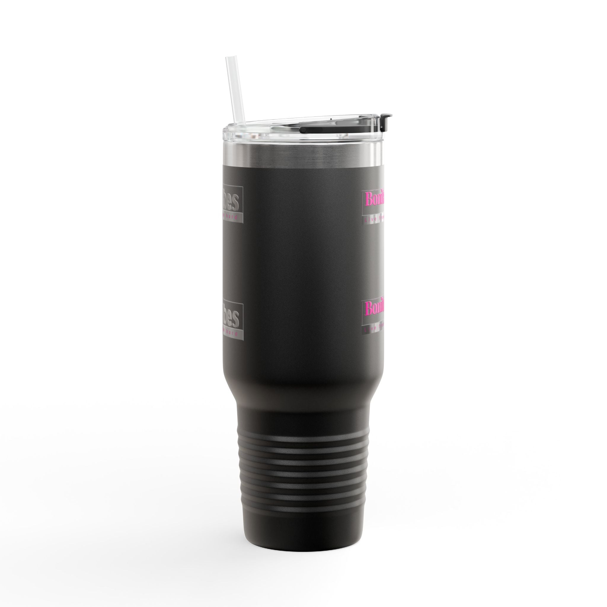 Bonita Vibes: VIBES UNLEASHED Stylish Travel Mug, 40oz - Perfect for Coffee Lovers, Gift for Her, Summer Picnics, On - the - Go Hydration - My Bonita Vibes