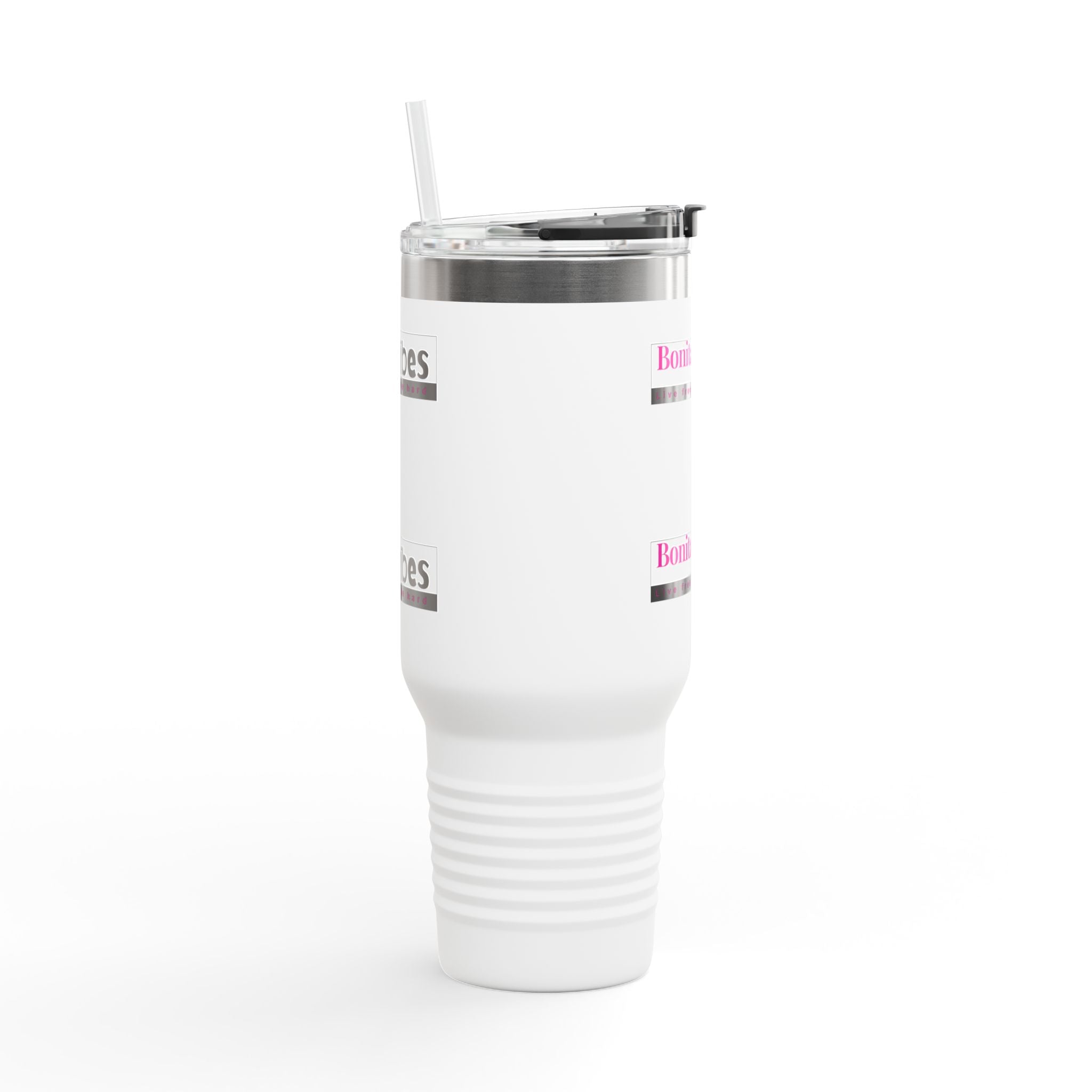 Bonita Vibes: VIBES UNLEASHED Stylish Travel Mug, 40oz - Perfect for Coffee Lovers, Gift for Her, Summer Picnics, On - the - Go Hydration - My Bonita Vibes