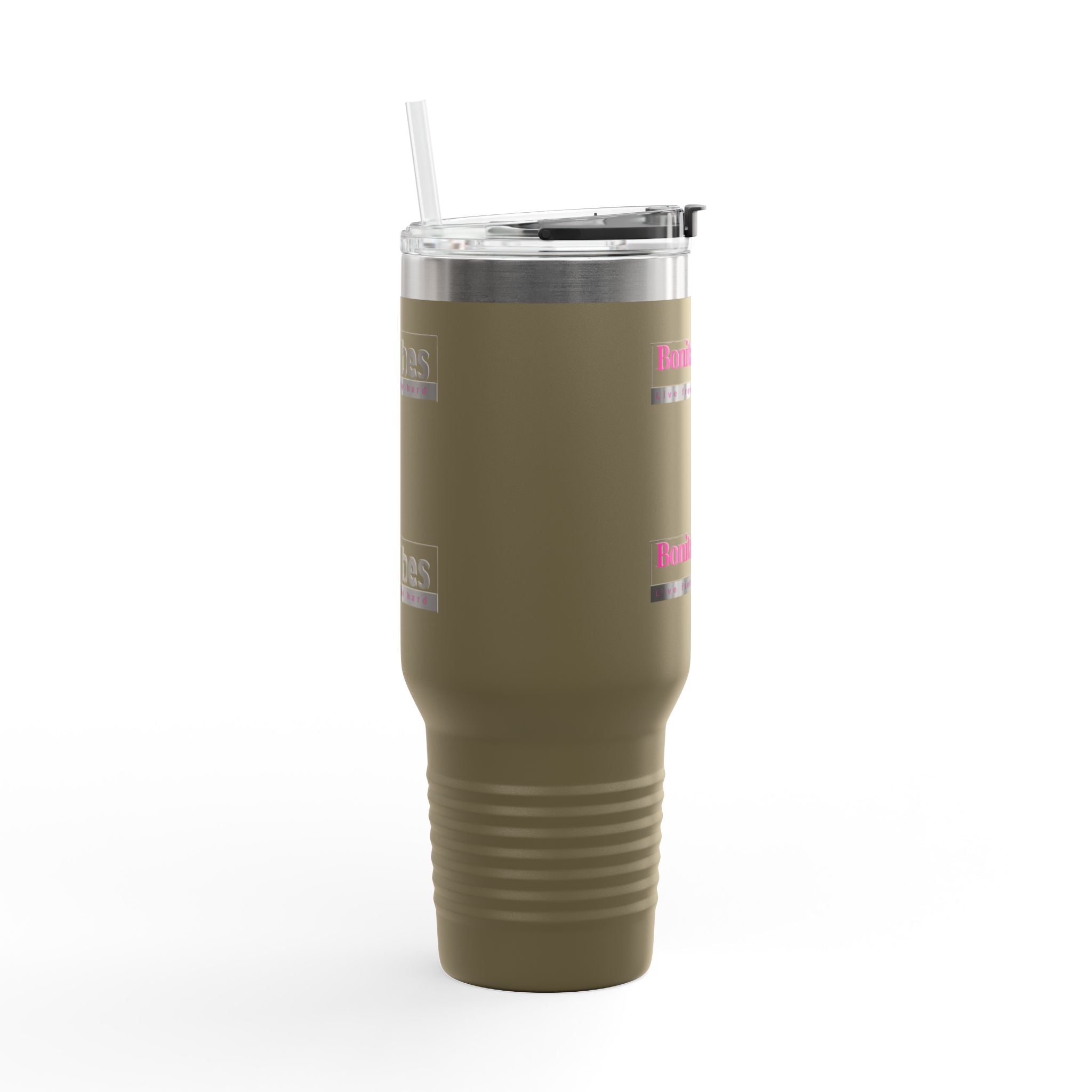 Bonita Vibes: VIBES UNLEASHED Stylish Travel Mug, 40oz - Perfect for Coffee Lovers, Gift for Her, Summer Picnics, On - the - Go Hydration - My Bonita Vibes