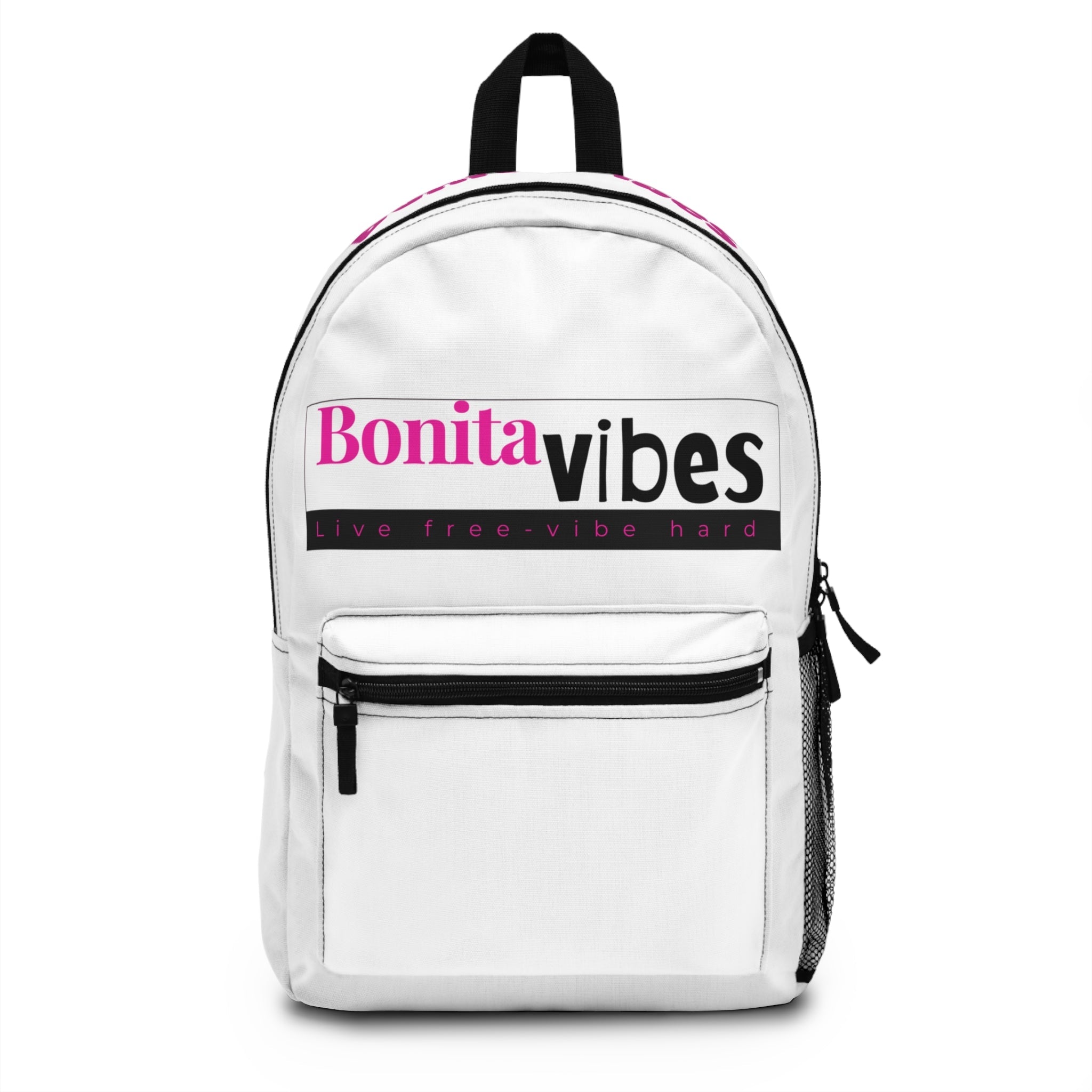 Bonita Vibes: VIBES UNLEASHED White Backpack - My Bonita Vibes