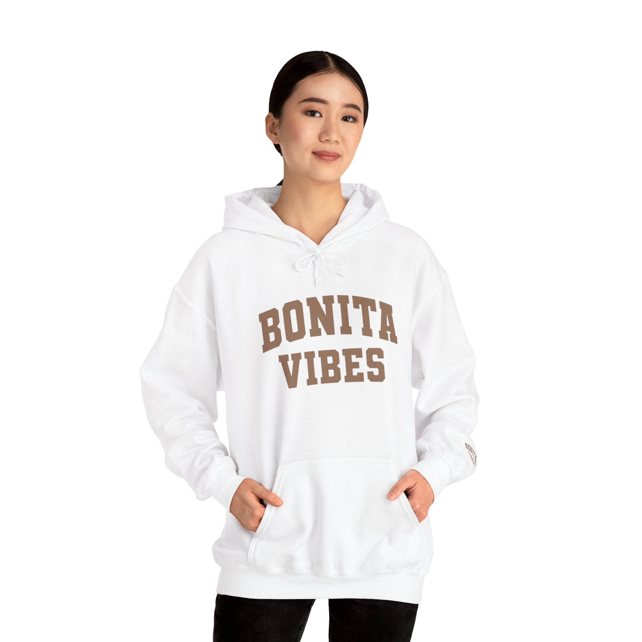 Hoodie — Bonita Vibes Minimal Graphic Pullover - My Bonita Vibes